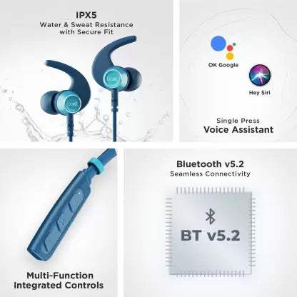 boAt Rockerz 235 Pro with upto 20 Hours Playback & ASAP Charge Bluetooth Headset (Furious Blue, In the Ear) boAt Rockerz 235 Pro with upto 20 Hours Playback & ASAP Charge Bluetooth Headset (Furious Blue, In the Ear)